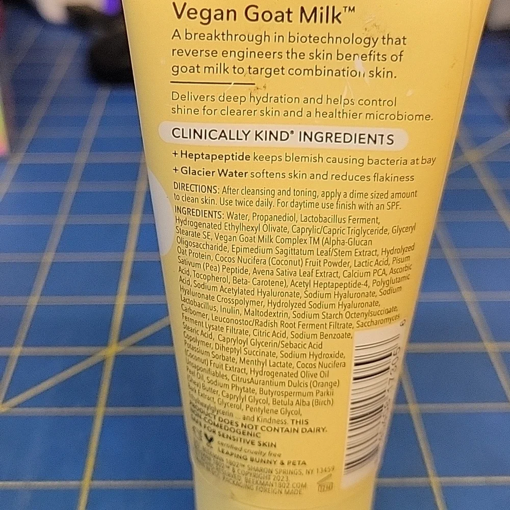 Beekman 1802 Hydrate Gel Cream Moisturizer Vegan Goat Milk 50ml New Tube